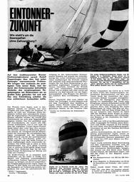 Eintonner: Wie steht es um die Seeregatten ohne Zeitvergütung?
