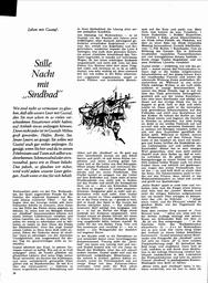 Gustaf:Stille Nacht mit "Sindbad“