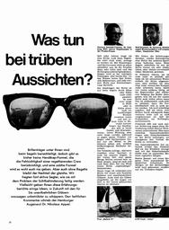 Brillenträger im Segelsport (Skipper-Interview)