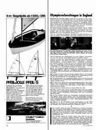 Olympische Segelregatten 1968: Vorbereitungen in England