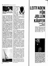 Jollen-Kaufberatung