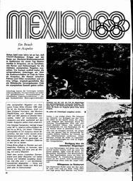 Olympische Segelregatten 1968: Besuch in Acapulco