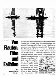 Süddeutschland-Wetter: Von Flauten, Föhn und Fallböen