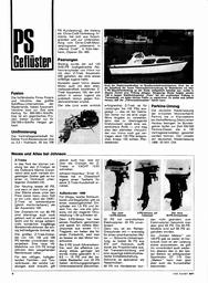 Außenborder-Modelle 1968