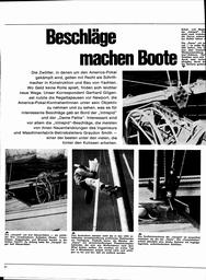 America-Pokal: Beschläge an "lntrepid" und "Dame Pattie"