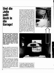 Winterlager: Jollen in der Garage