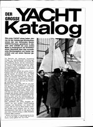 Hamburg: Vorschau mit Yacht-Katalog Segelboote