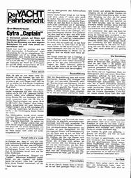 10,00m Motorkreuzer Cytra "Captain"