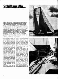 Tabarly, Eric, und sein erfolgreiches Schiff "Pen Duick III"
