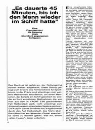 Mann-über-Bord-Manöver - wie man einen über Bord Gefallen unter geringem Kräfteaufwand an Bord bekommt