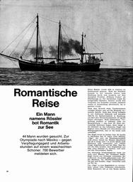 Romantik zur See: Rösslers geplanter Segeltörn nach Mexiko