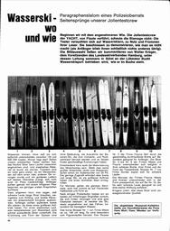 Wasserski - wo und wie (Paragraphen etc.)