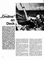 "Ondine"-Beschläge an Deck
