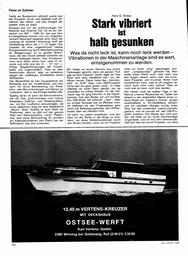 Vibrationen in der Maschinenanlage