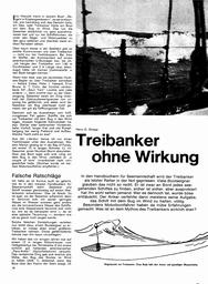 Treibanker ohne Wirkung