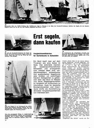 Vergleichswettfahrten für Segelboote in Schweden