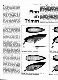 Finn im Trimm - Unterwasserschiffsformen