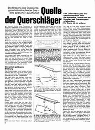 Querschlagen, Ursachen