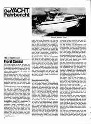 7,80m Motorkreuzer Fjord Consul