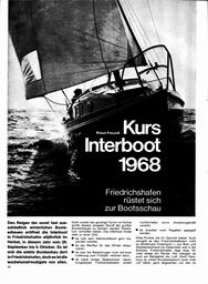 Interboot: Vorschau