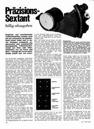 Präzisions-Sextant