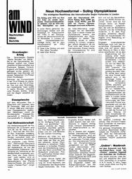 Soling - die neue Olympia-Klasse