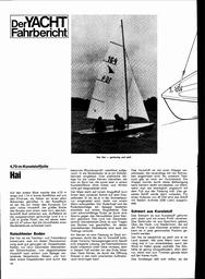 Hai,  4,70m Kunststoffjolle, Yacht-Fahrbericht
