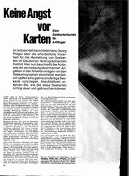 Seekartenkunde für Anfänger