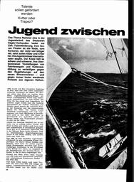 Jugend - Kutter oder Trapez?