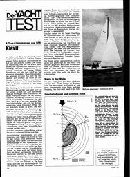 Kievit,  6,78m Küstenkreuzer, Yacht-Test