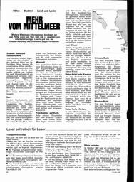 Mittelmeer-Informationen