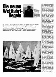 Wettfahrtregeln - die neuen