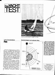 Fox,  3,75m Kunststoffjolle, Yacht-Test