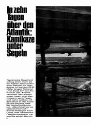 Tabalrys Transatlantik-Rekordreise