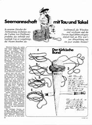 Seemannschaft mit Tau und Takel