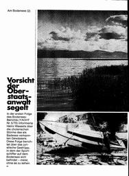 Bodensee dokumentarisch - Der Oberstaatsanwalt segelt