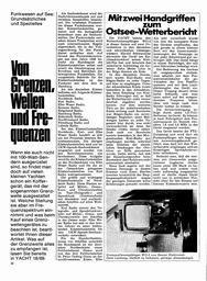 Grenzwellenempfänger und Seefunkdienst