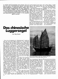 Chinesisches Luggersegel