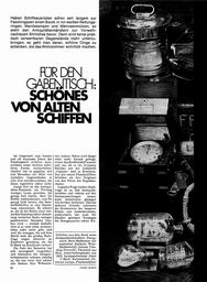 Antiquitäten von Schiffen