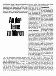 Manöver unter Motor