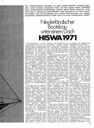 Hiswa: Vorschau