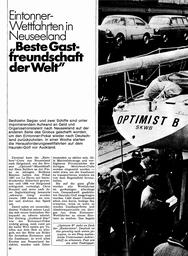 Eintonner: Start, Neuseeland