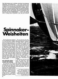 Spinnaker-Weisheiten