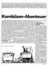 Kombüsen-Abenteuer