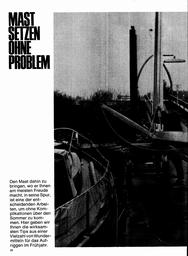 Mastsetzen ohne Problem