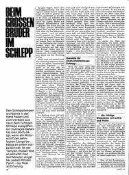 Schleppen und geschleppt werden