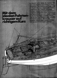 Idealer Fahrtenkreuzer - Verbesserungen
