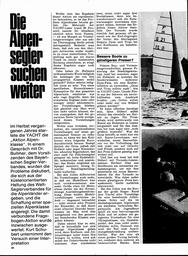 Alpenklasse: Welche Boote für die Binnensegler