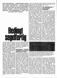 Kajüteinrichtungen im Eigenbau