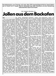 Der moderne Bootsbau - 2. Jollen aus dem Backofen